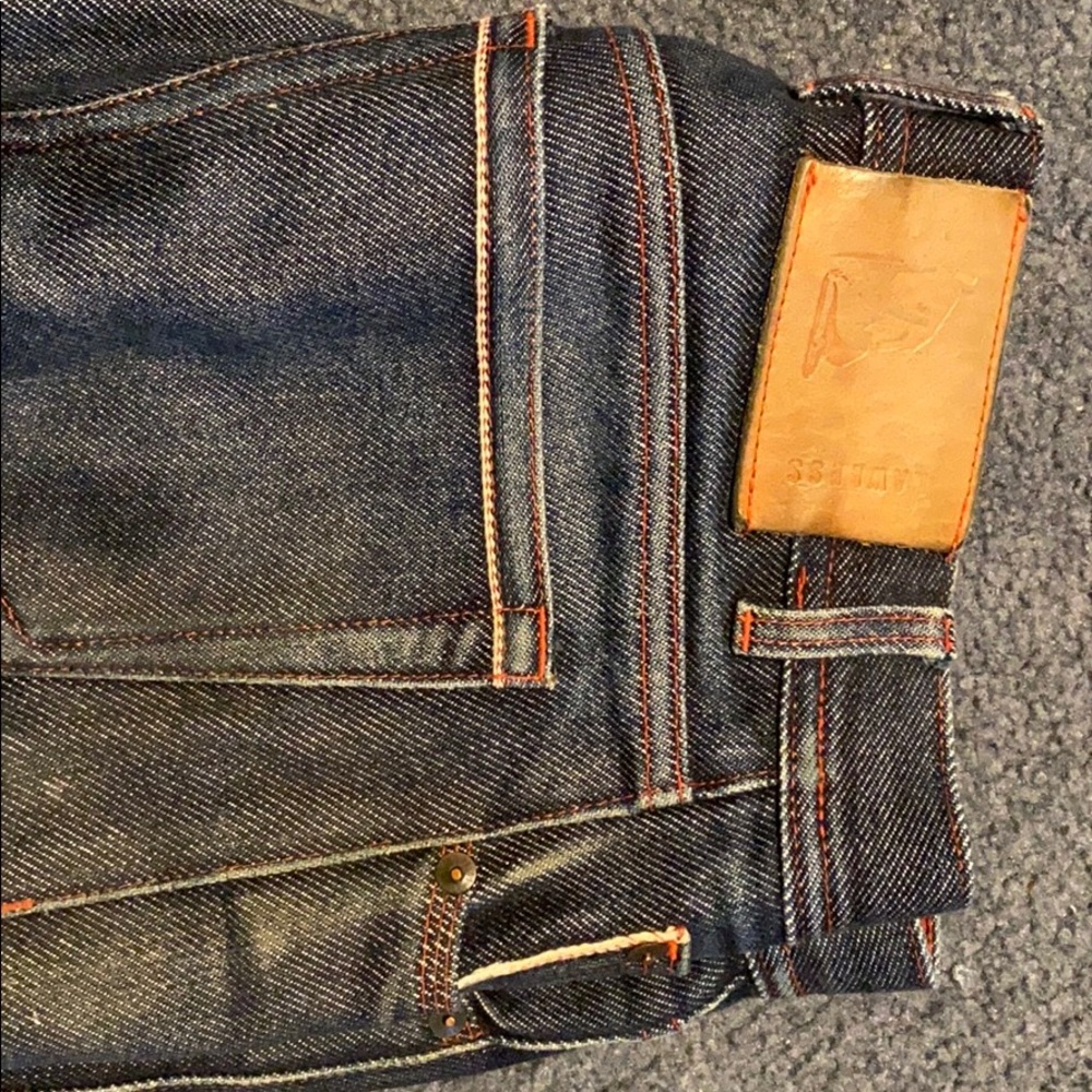 Lawless Denim “Super Heavy” 34 slim straight.